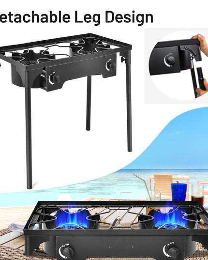 Giantex 150,000 BTU Outdoor Double Burner Stove