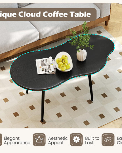Giantex Cloud Coffee Table 39.5" Small Center Table