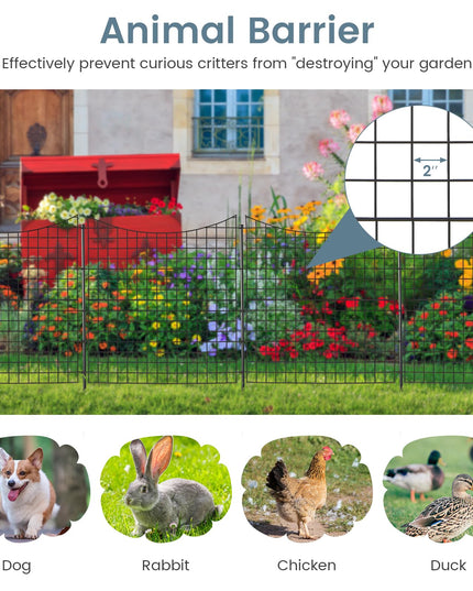 Giantex Decorative Garden Fence 5 Pack (39''(H) x 14.3ft (L))