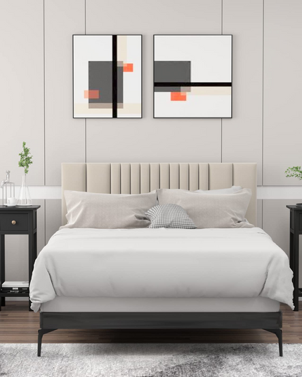 Small End Table | Wooden Slim Side Table for Small Space