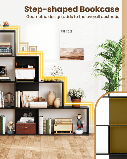 Giantex 6 Cube Geometric Bookshelf with Cubes for Living Room
