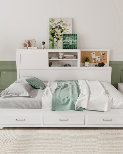 Giantex Daybed with 3 Storage Drawers