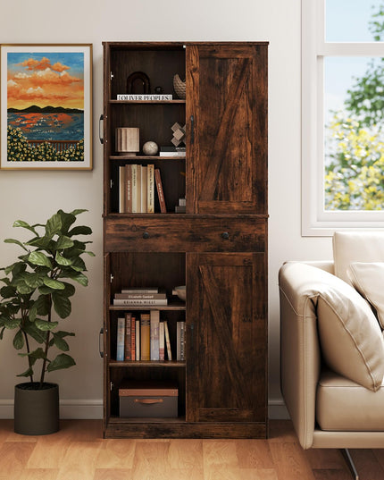 Giantex 72" Tall Kitchen Pantry Cabinet for Living Room