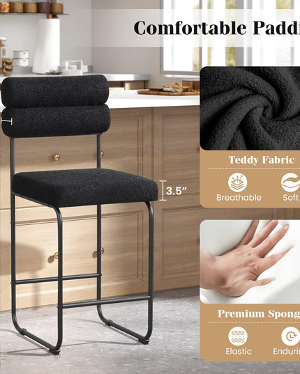 Giantex 26" Counter Height Bar Stools Set of 2/4