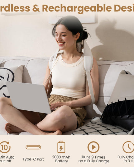 Giantex Back Massager for Pain Relief for Back Shoulder Leg
