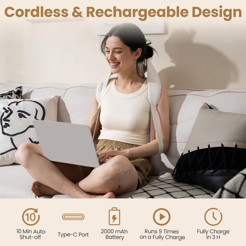 Giantex Back Massager for Pain Relief for Back Shoulder Leg