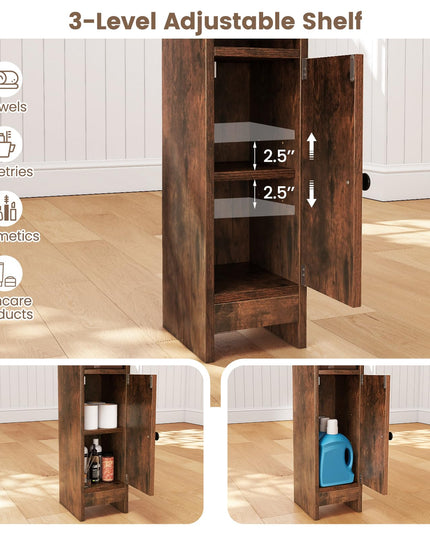 Giantex Slim Bathroom Cabinet for Bathroom
