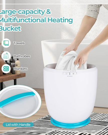 Giantex Towel Warmer Bucket - Hot Towel Warmer for Bathroom Spa