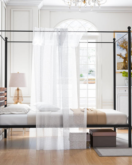 Giantex Metal Canopy Bed Frame