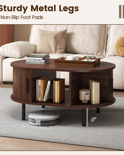 Giantex Oval Coffee Table
