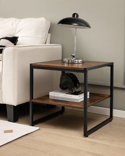 Giantex End Table Set of 2, Industrial 20" Side Table