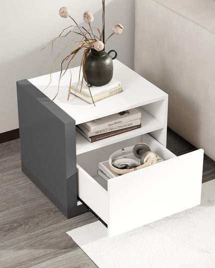 Giantex Modern Nightstand with Drawer
