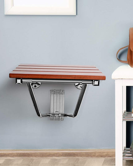 15" Folding Shower Seat Bench300lb Capacity for Senior