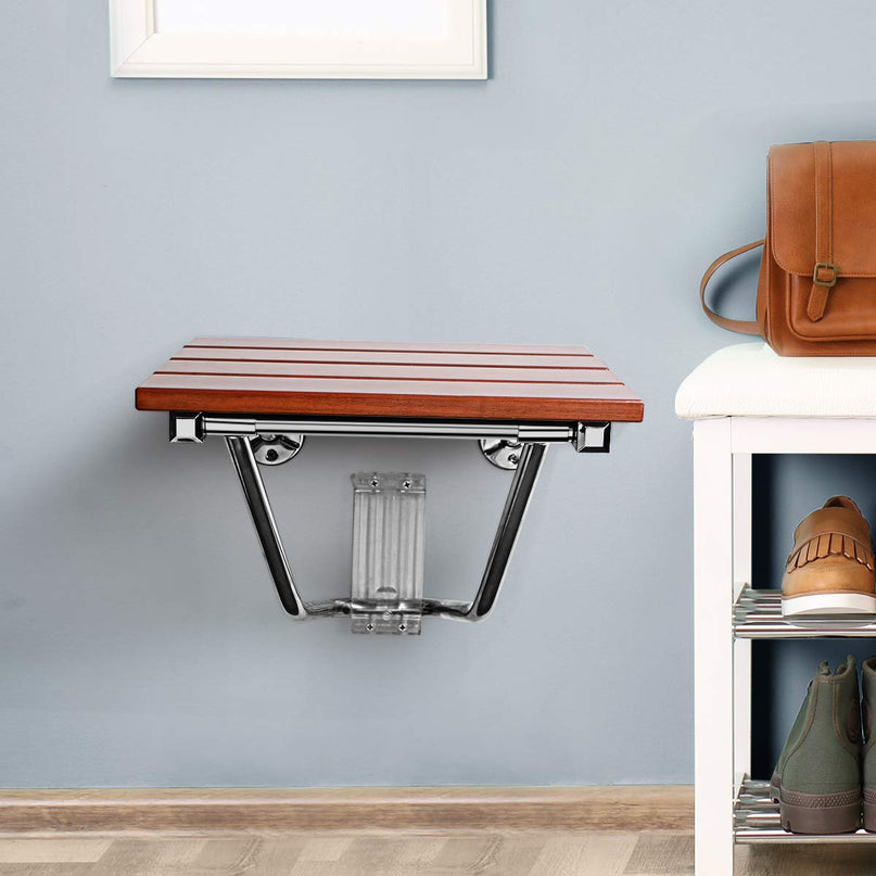 15" Folding Shower Seat Bench300lb Capacity for Senior