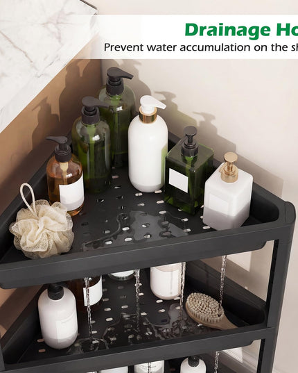 Giantex 3-Tier Corner Shelf 2-Pack Shower Caddy