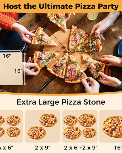 Giantex Wood Fired Outdoor Pizza Oven with 16-Inch Pizza Stone