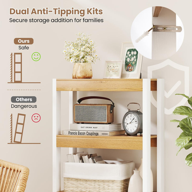 Giantex 4-Tier Bookshelf