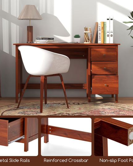 Giantex Computer Desk with 3 Storage Drawers