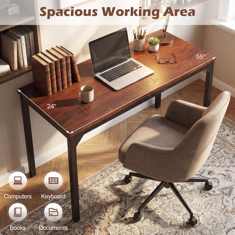 Giantex Conference Table 55" L x 24" W Large Meeting Table