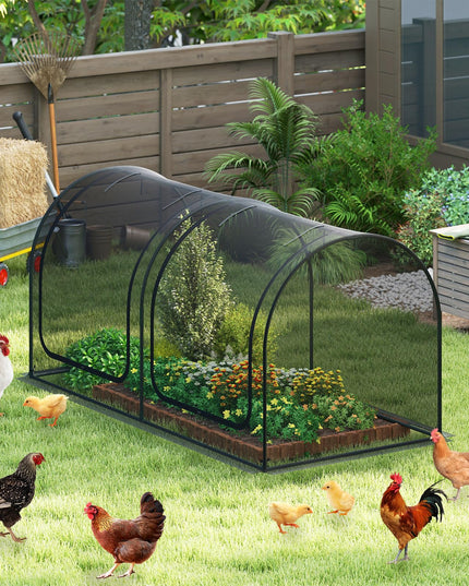 Giantex Large Portable Plant Protection Tent w/ 2/3 Roll-up Zippered Doors & Carrying Bag