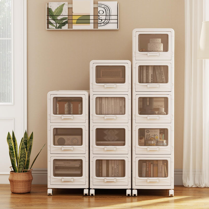 Giantex Rolling Storage Cart with Lockable Wheels