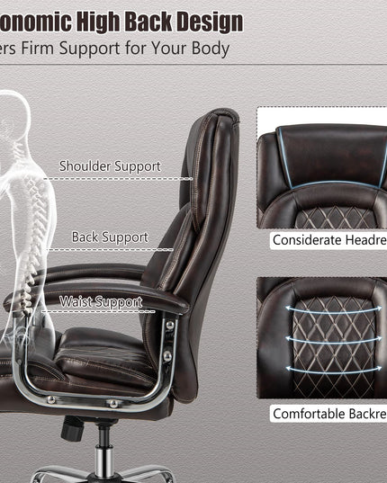 Giantex 500LBS Big and Tall Office Chair