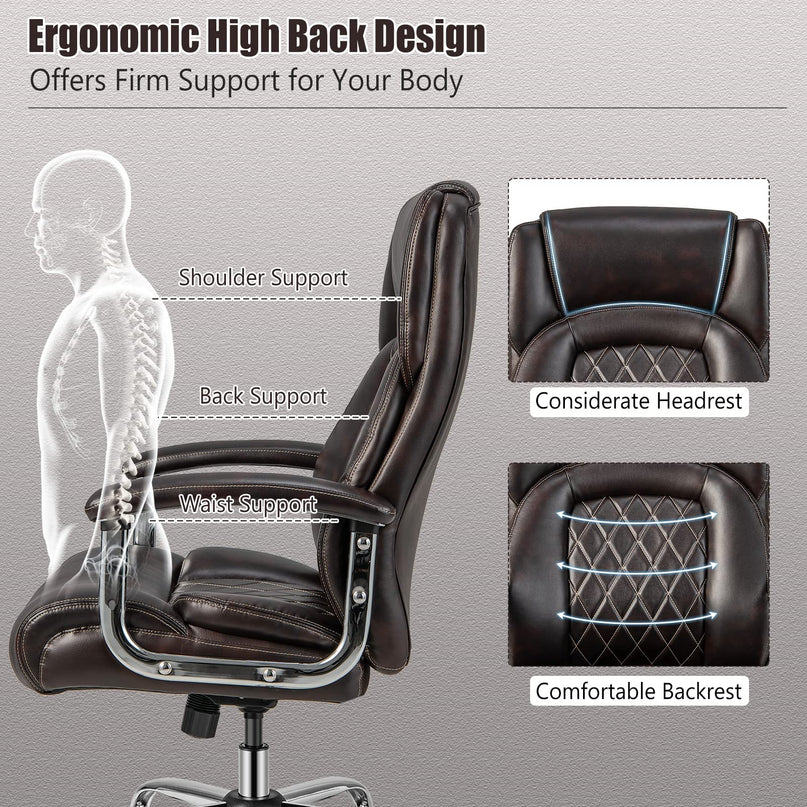 Giantex 500LBS Big and Tall Office Chair