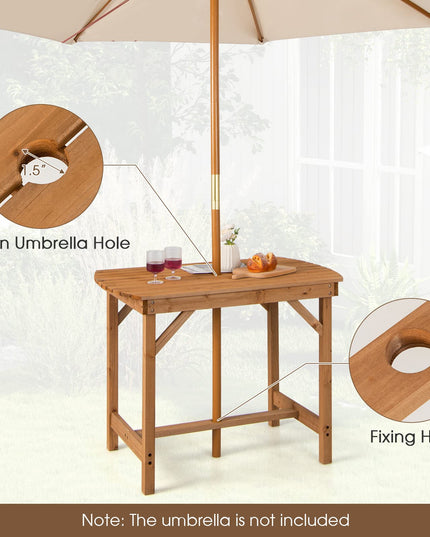 Giantex Patio Dining Table