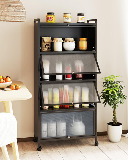 Giantex 5 Tier Kitchen Storage Cabinet for Dining Room