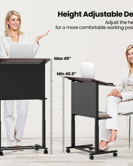 Giantex Mobile Podium Stand