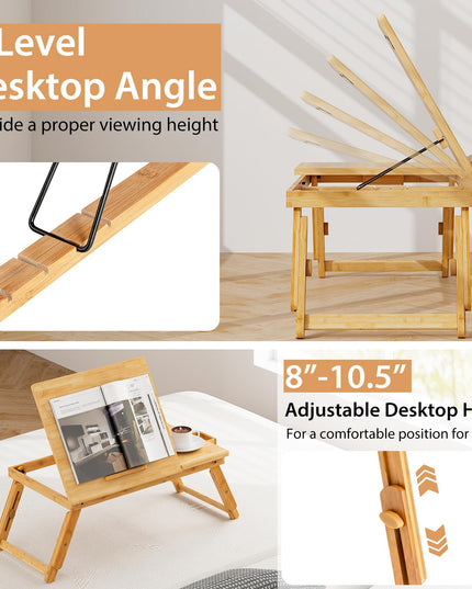 Giantex Bamboo Laptop Desk