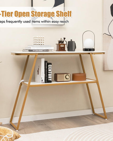 Giantex Console Table with Storage Shelf - 44” Entryway Table