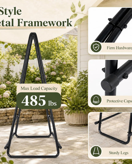 GIANTEX 45" Round Firewood Rack Outdoor