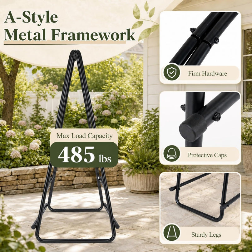 GIANTEX 45" Round Firewood Rack Outdoor