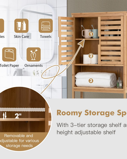Giantex Over-The-Toilet Storage Cabinet