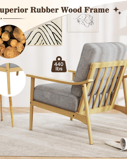 Giantex Mid Century Modern Accent Chair