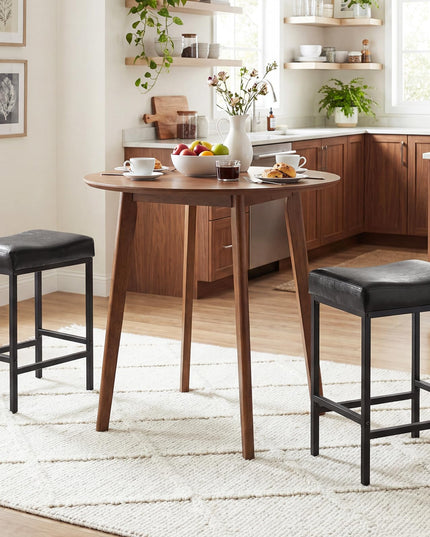 Chaises de bar Giantex de 25 pouces à hauteur de comptoir pour îlot de cuisine avec pieds en métal