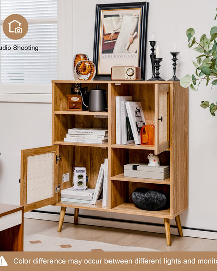 Giantex Buffet Cabinet, Wood Sideboard Storage Cabinet