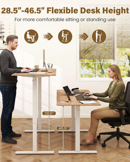 Giantex 63 x 24 Inch Electric Standing Desk w/ 3 Memory Presets