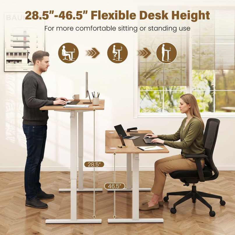 Giantex 63 x 24 Inch Electric Standing Desk w/ 3 Memory Presets