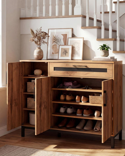 Giantex 48" Buffet Cabinet with Storage | 3-Door Large Farmhouse Sideboard with Drawer