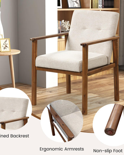 Giantex Mid Century Modern Accent Chair
