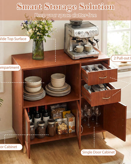 Buffet Giantex 36'' avec rangement