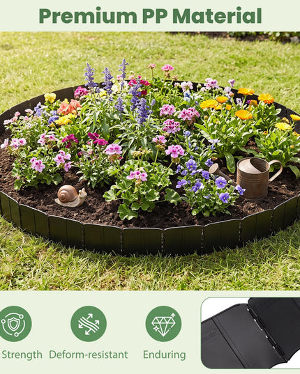 Giantex 70 Pcs Garden Landscape Edging Border