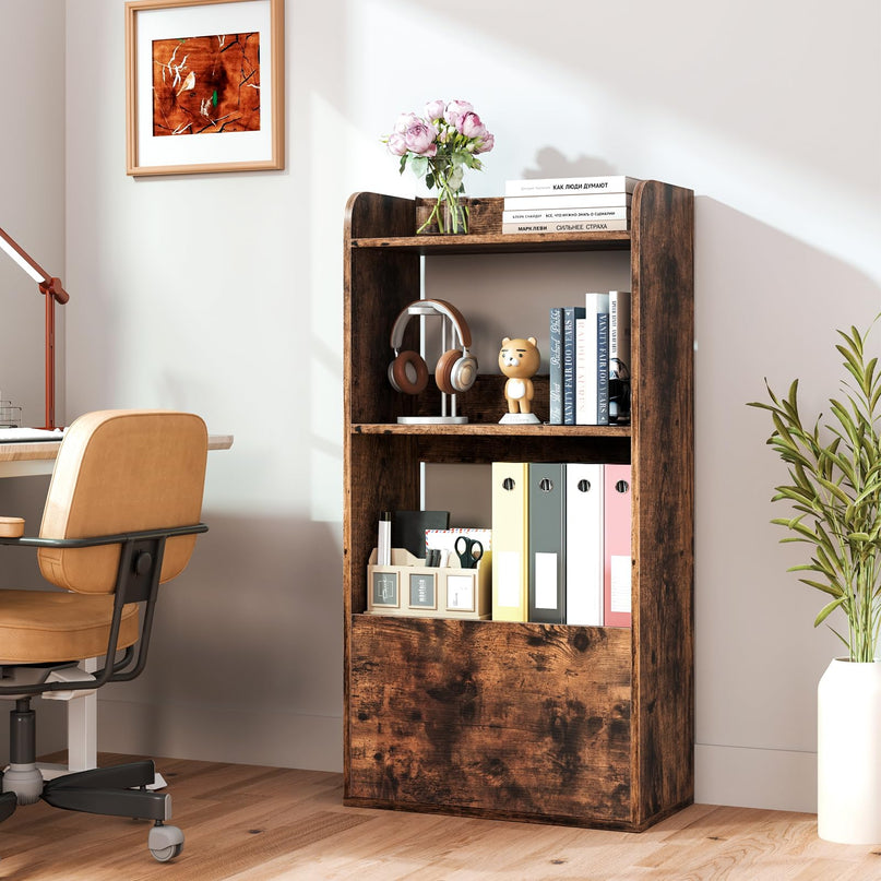 Giantex Bookshelf with Drawer for Living Room