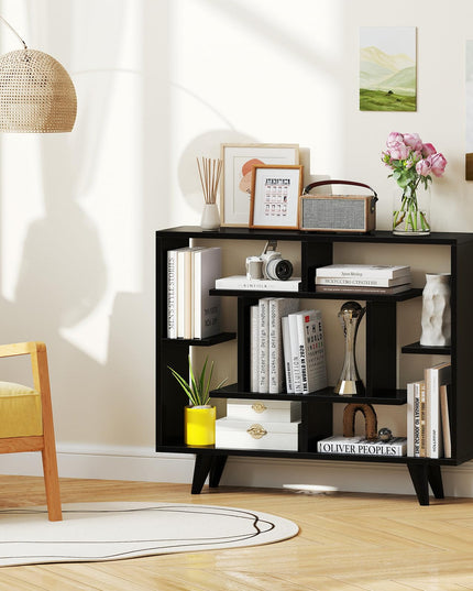 Giantex 3 Tier Geometric Bookshelf