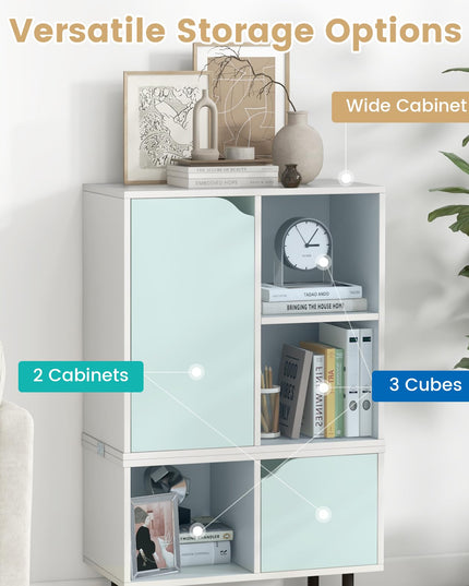 Giantex 5 Cube Stackable Bookcase