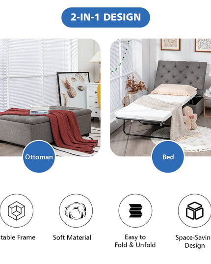 Giantex Ottoman Folding Bed