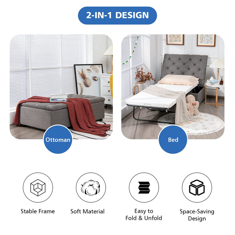 Giantex Ottoman Folding Bed