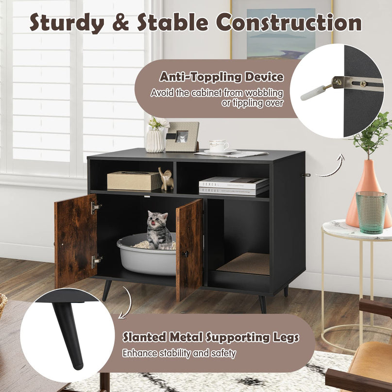 Giantex Cat Litter Box Enclosure